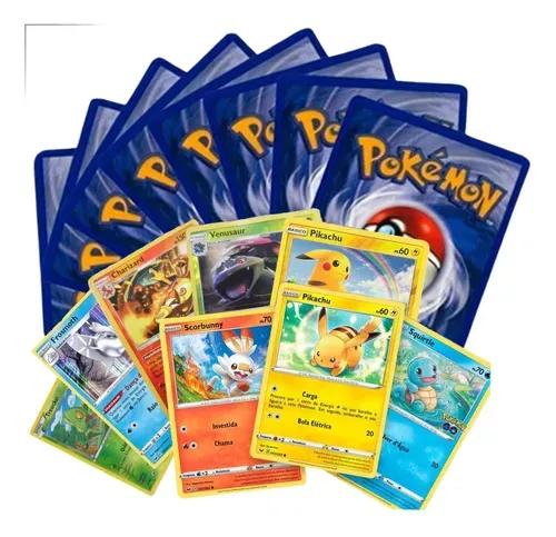 50 Cartas Pokemon Original Copag Com 5 Brilhantes Garantidas