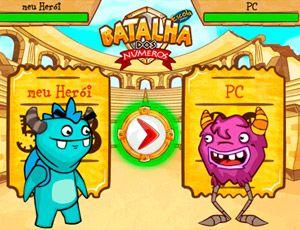 Batalha dos números: jogo educativo