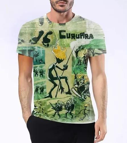 Camisa Camiseta Curupira Folclore Brasileiro Guardião Pés