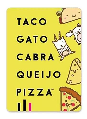 PaperGames Taco Gato Cabra Queijo Pizza Português